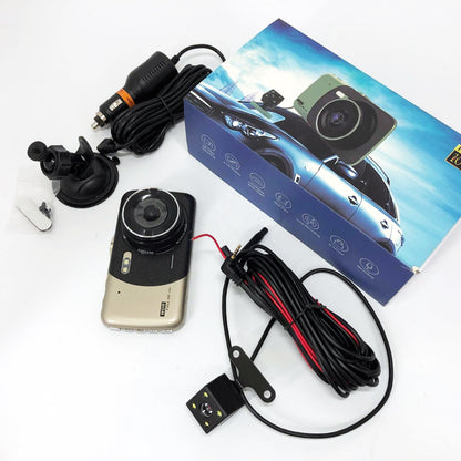 Автомобильный видеорегистратор X600 LCD 4 Angel Lens камеры 1080P Full HD TF