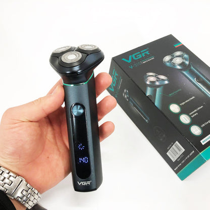 Электробритва портативная бритва VGR V-310 шейвер для бритья бороды и усов с аккумулятором