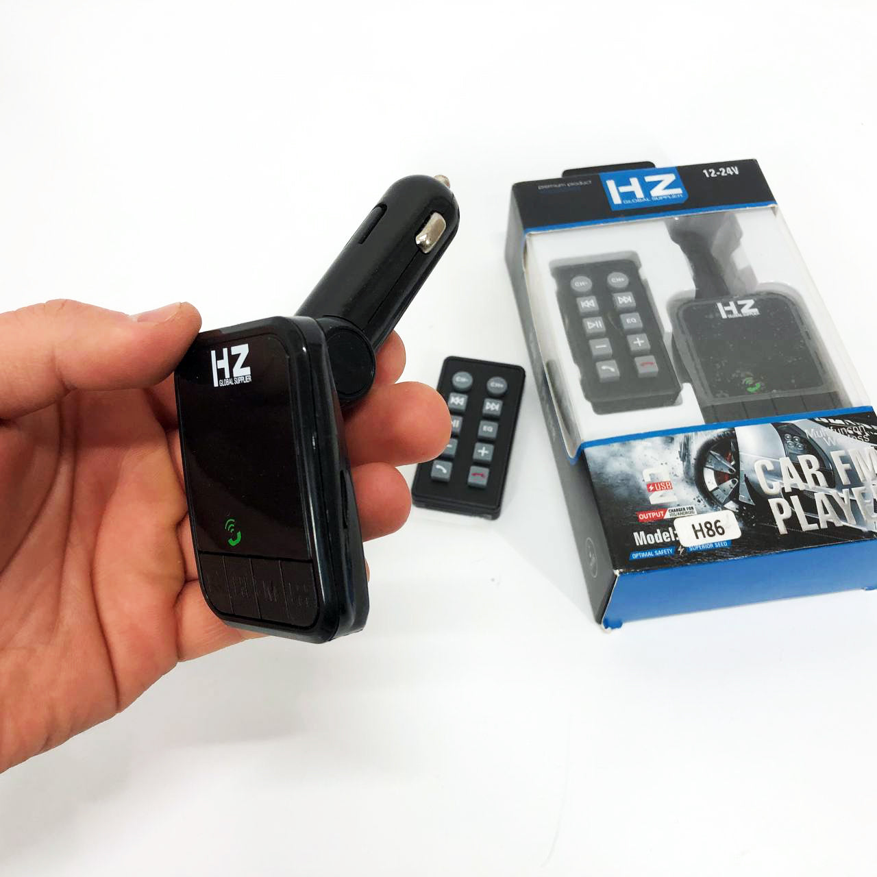 Трансмиттер/модулятор H86BT, FM модулятор с bluetooth, Fm трансмиттер в машину, Качественный фм модулятор