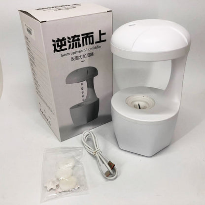 Антигравитационный капельный увлажнитель воздуха с обратным потоком UKC Anti Gravity Humidifier 800 мл 5 Вт
