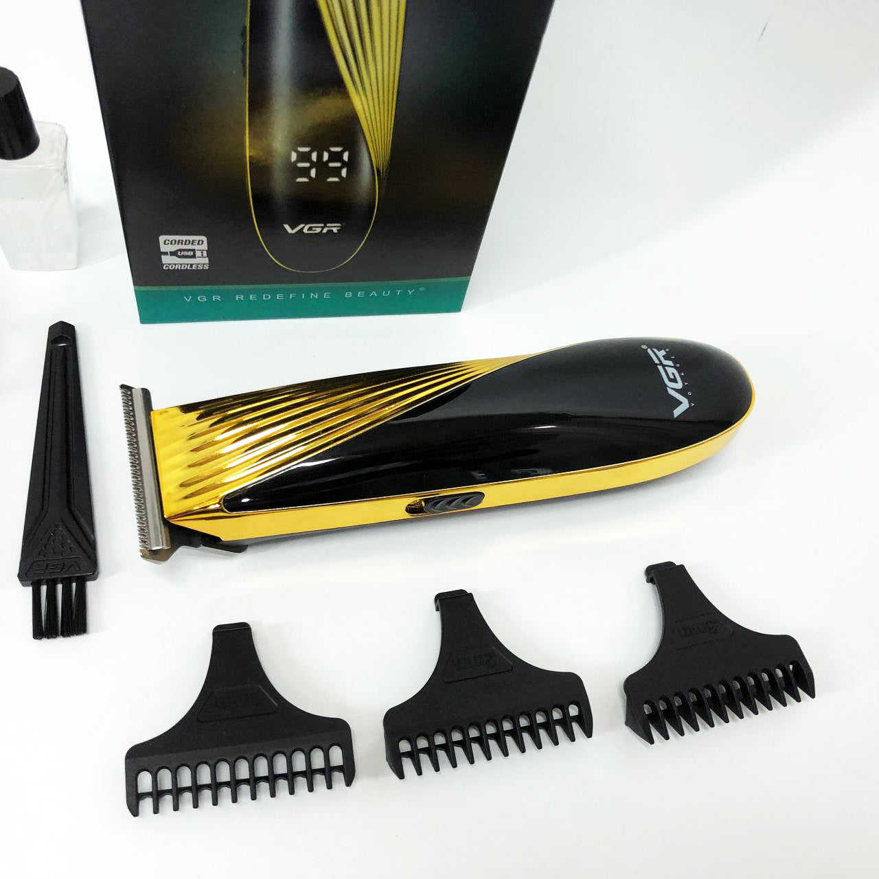 Машинка для стрижки аккумуляторная VGR V-959 триммер для волос и бороды