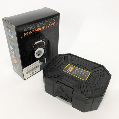 Багатофункціональний армійський ліхтар D50-SMD - індикація заряду, запальничка. Колір: чорний