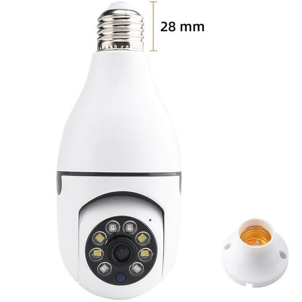 Камера видеонаблюдения лампочка CAM L1 E27 WIFI IP 360/90 поворотная
