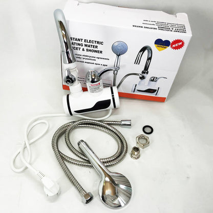 Электрический водонагреватель с душем DIGITAL Shower WF-013 мини бойлер, Проточный кран водонагреватель