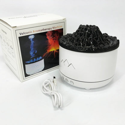 Увлажнитель воздуха Вулкан с эффектом пламени и подсветкой увлажнитель-ночник Аромадиффузор с подсветкой