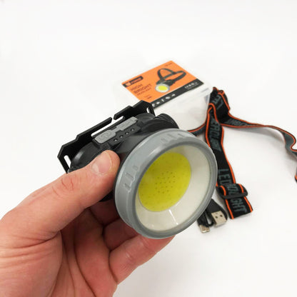 Фонарь налобный YM-308/208-COB(white+red), фонарик военный светодиодный налобный фонарик