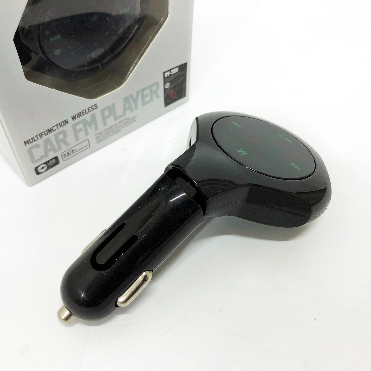 Трансмиттер Автомобильный FM модулятор FM H29 BT, Модулятор для мобильных устройств в авто. Цвет: черный