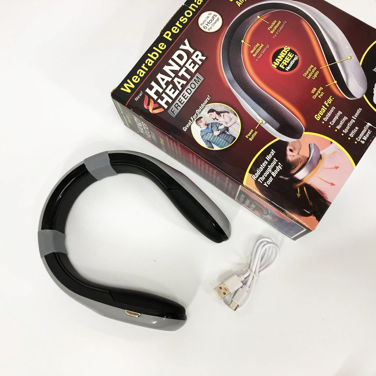 Портативный переносной мини обогреватель для шеи Handy Heater