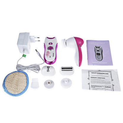 Эпилятор женский многофункциональный 6 в 1 пинцетный Kemei KM-3066 Х массажер уход за кожей 2 скорости