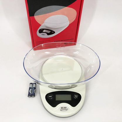 Весы кухонные Matarix MX-404 Электронные С Чашей Кухонные до 7 кг Кухонные весы для взвешивания продуктов