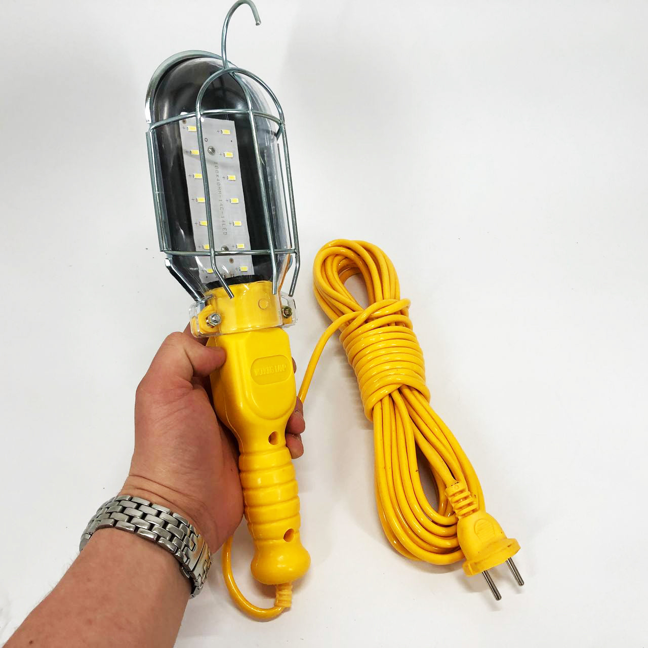 Фонарь переносной WORKING PLD-9014 от сети 220 V, кабель 10м, крюк для подвешивания