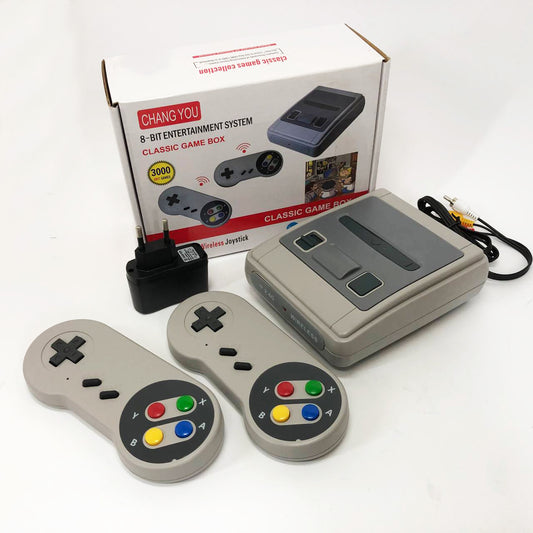 Игровая приставка с беспроводными джойстиками 3000 игр LH-35, Приставка игровая с удаленным управлением