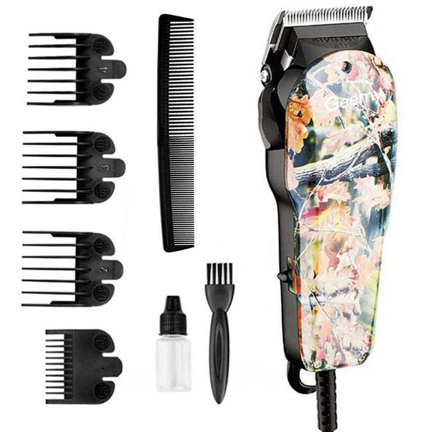 Профессиональная машинка для стрижки волос GEMEI GM-1018, Стильная машинка для стрижки, Тример для бороды