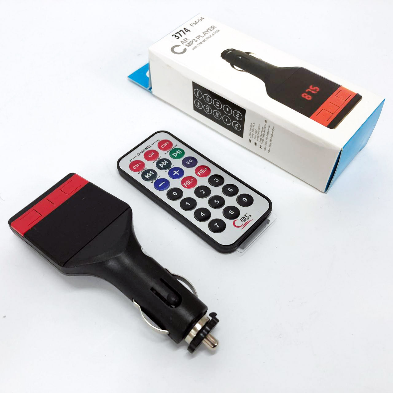 Автомобильный FM-модулятор трансмиттер Fm-04, MP3 Player с пультом дистанционного управления