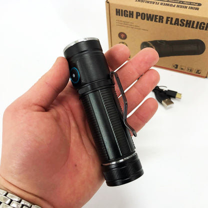 Ручний ліхтарик W5184-6XHP360, Супер яскравий ліхтарик, Суперпотужний пошуковий ручний ліхтар тактичний