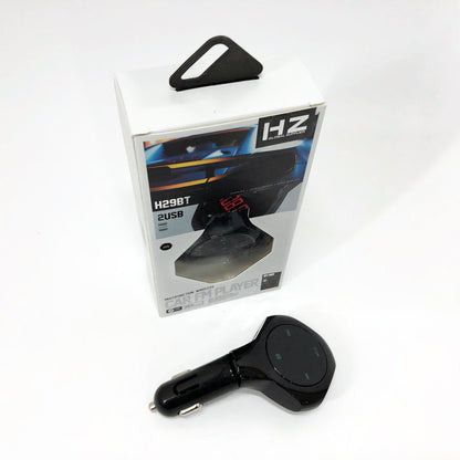 Трансмиттер Автомобильный FM модулятор FM H29 BT, Модулятор для мобильных устройств в авто. Цвет: черный