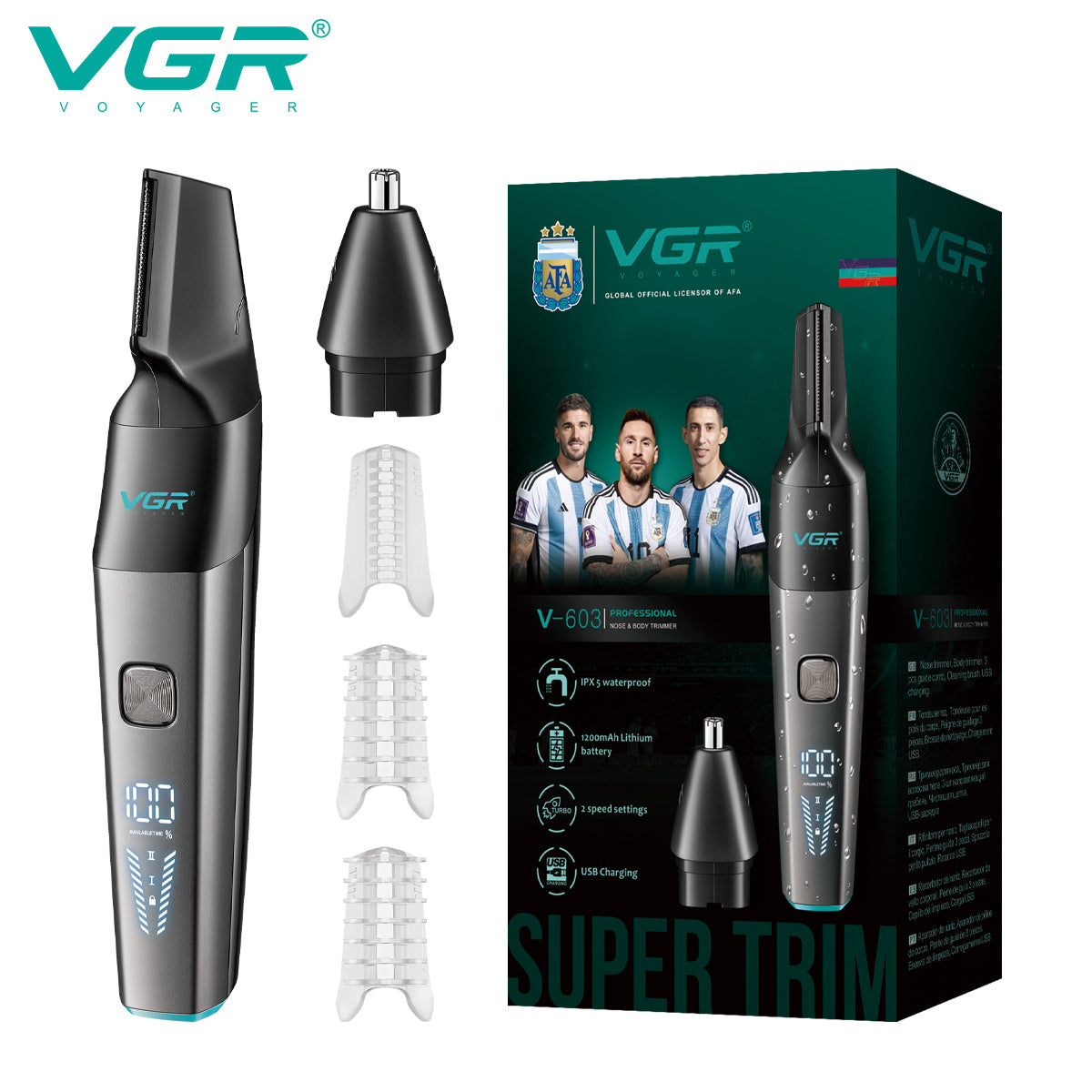 Триммер VGR 2 в 1 V-603