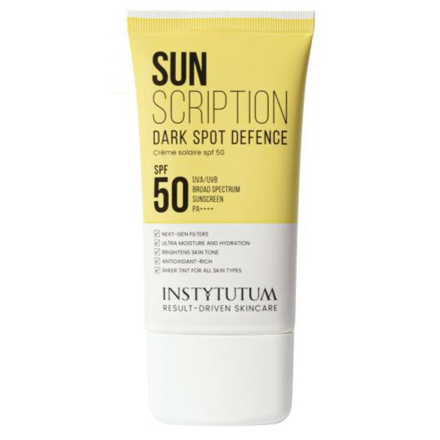 Солнцезащитный крем с осветительным эффектом Instytutum Sunscription Dark Spot Defence SPF 50, 50 мл