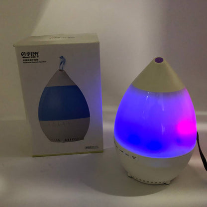 Колонка увлажнитель с диодной подсветкой JT-315, Ионизатор увлажнитель воздуха аромадиффузор. Цвет: белый