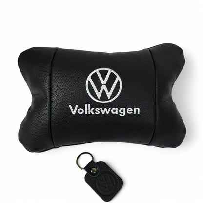 Кожаная подушка на подголовник Volkswagen – ортопедическая для авто