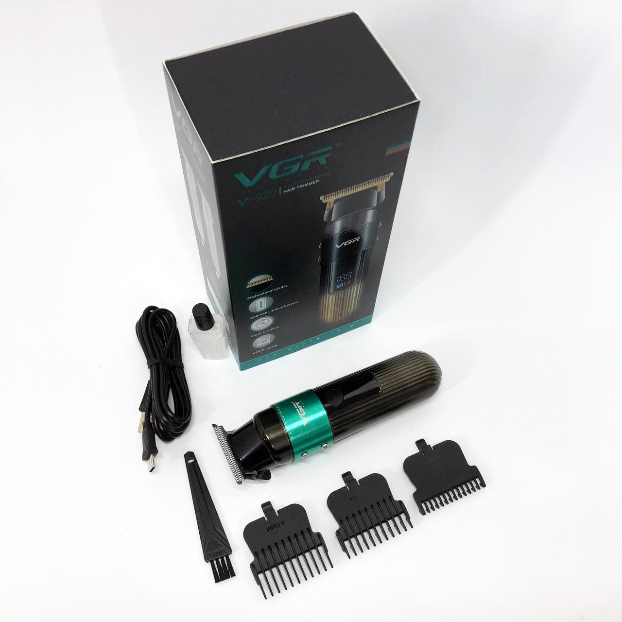 Машинка для стрижки волос VGR V-929 аккумуляторная, Машинка для стрижки волос домашняя