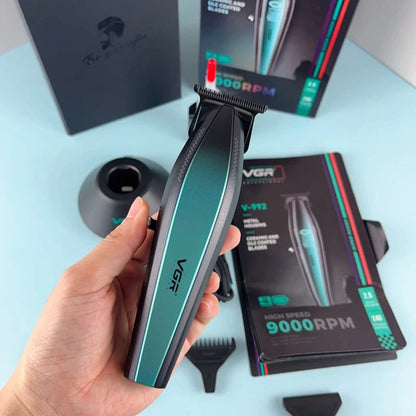 Машинка для стрижки волос с мощным мотором XPRO VGR V-992 с насадками 1-2-3 мм