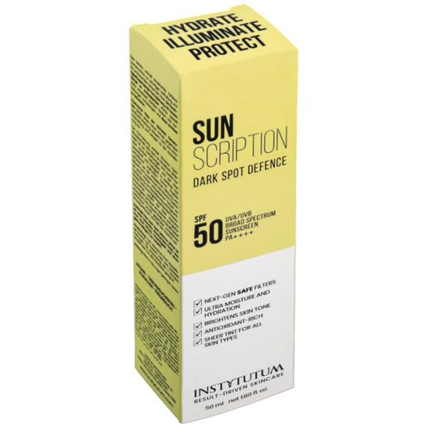 Солнцезащитный крем с осветительным эффектом Instytutum Sunscription Dark Spot Defence SPF 50, 50 мл