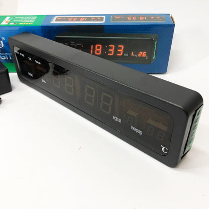 Электронные часы Caixing СХ-808, Цифровые настольные часы квадратные, LED Лед часы настольные