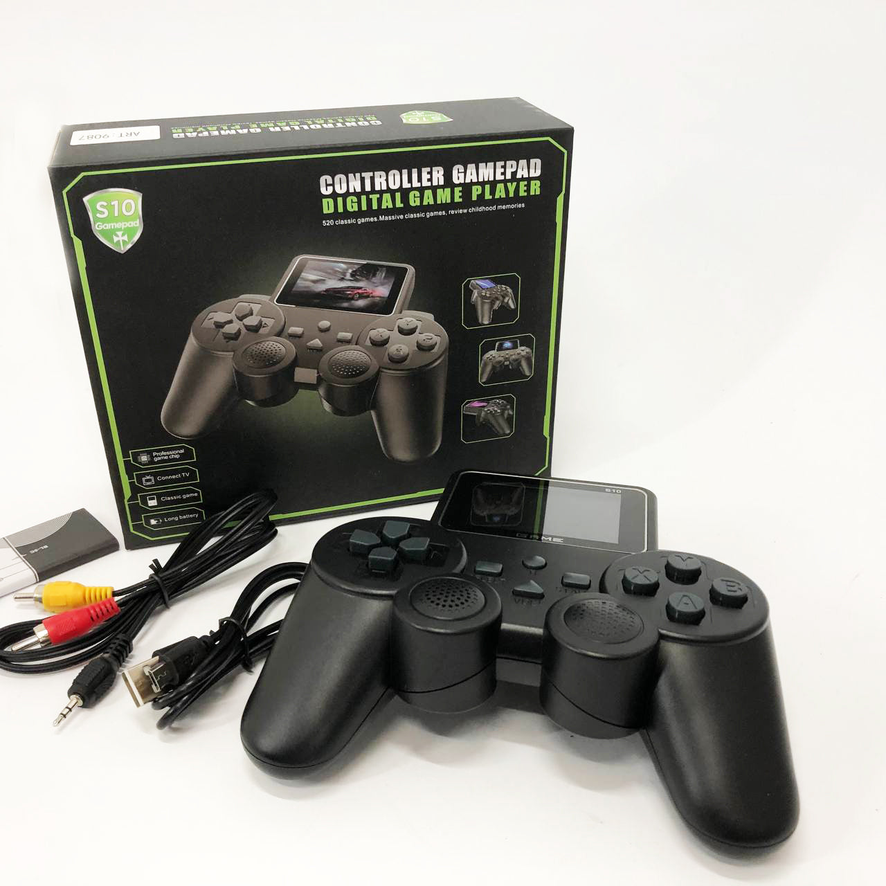 Игровая консоль-джойстик S10 с 2.4 дюймовым LCD экраном, Игровая приставка game, Детская приставка тетрис