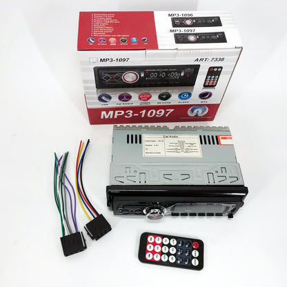 Автомагнитола MP3-1097 BT ISO со съемной панелью, Автомагнитола магнитола в авто с Usb сенсорная