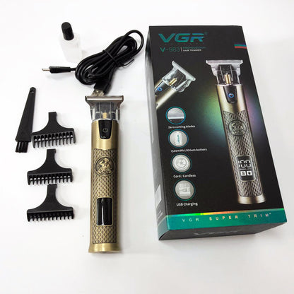 Машинка для стрижки волос VGR V-983, Беспроводная электробритва, Электромашинка для волос