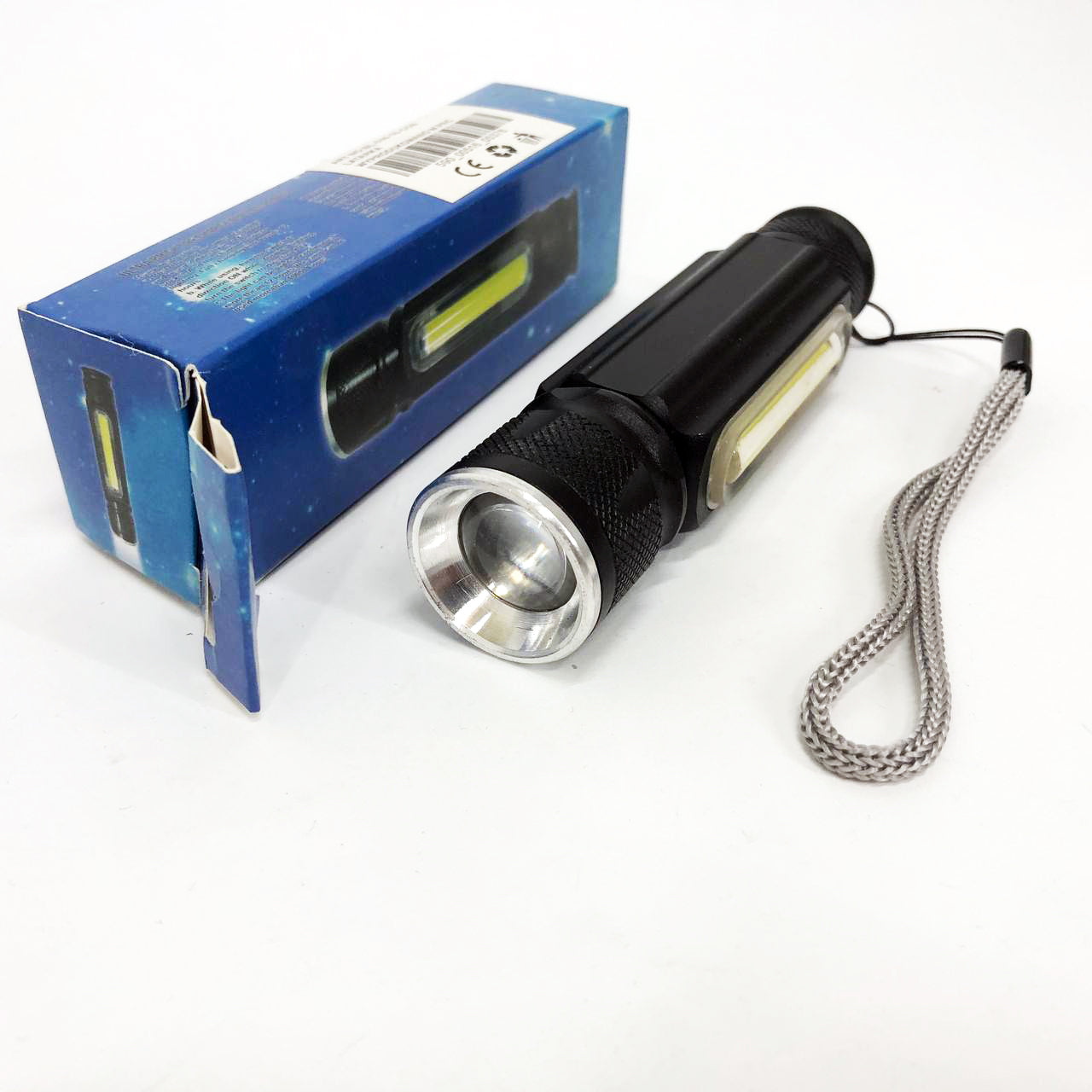 Фонарик портативный светодиодный Police BL-516/616-T6-COB с USB-зарядкой, магнитом и функцией зума