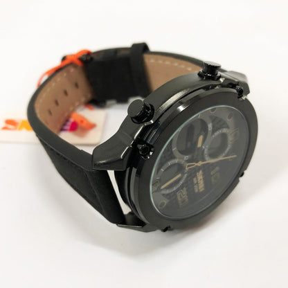 Часы наручные мужские SKMEI 1975LBKBK, оригинальные мужские часы, часы кварцевые мужские