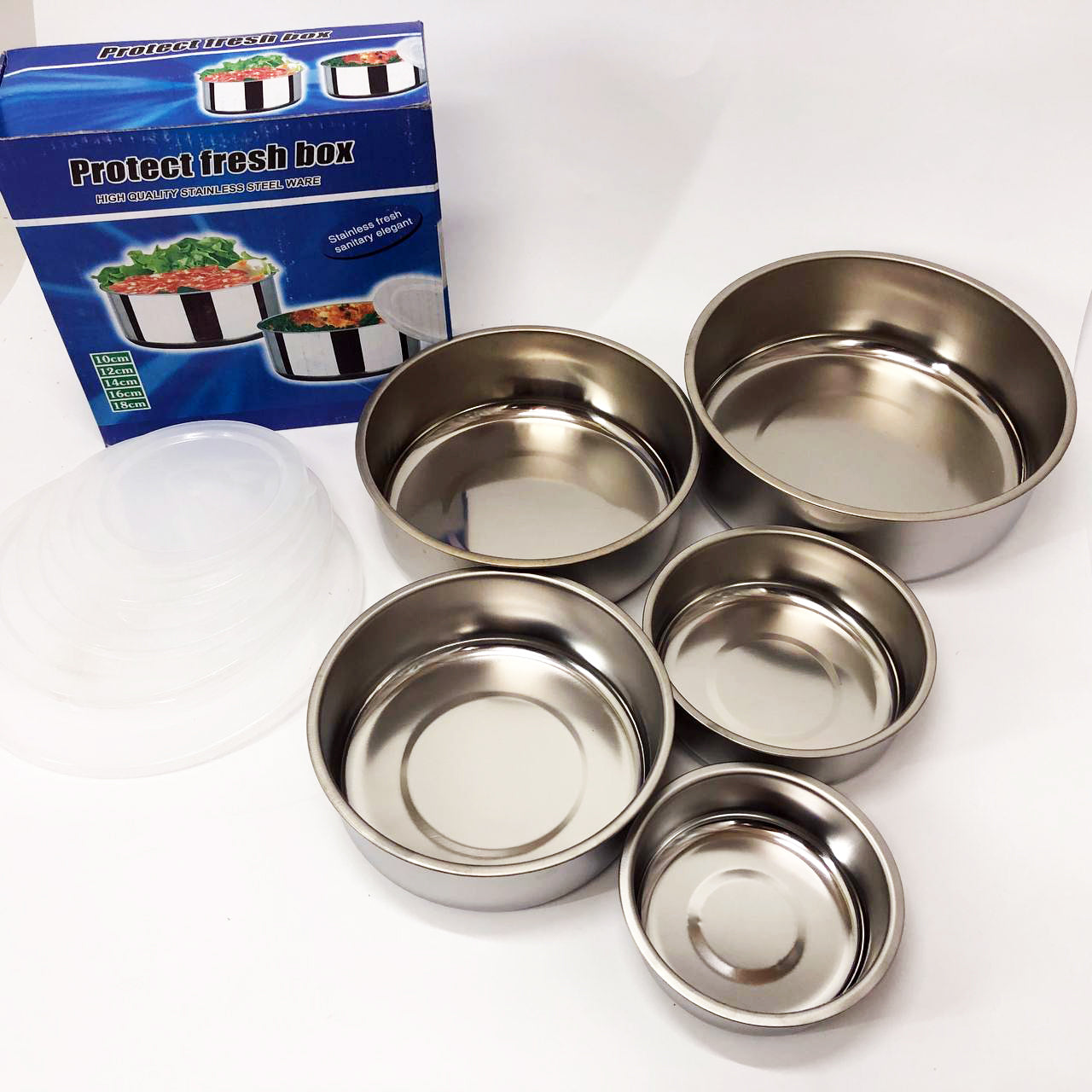 Набор пищевых контейнеров Unique UN-1515 5 шт из нержавеющей стали