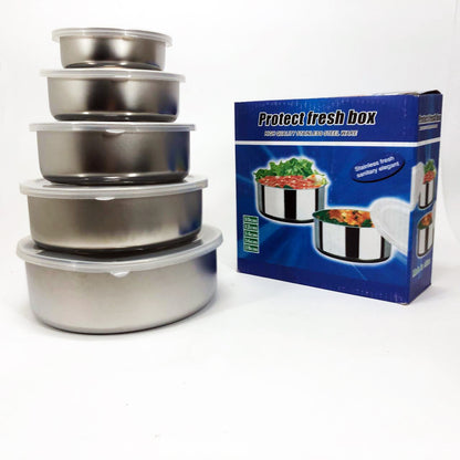 Набор пищевых контейнеров Unique UN-1515 5 шт из нержавеющей стали