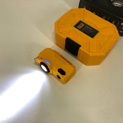 Багатофункціональний армійський ліхтар D50-SMD індикація заряду, запальничка.