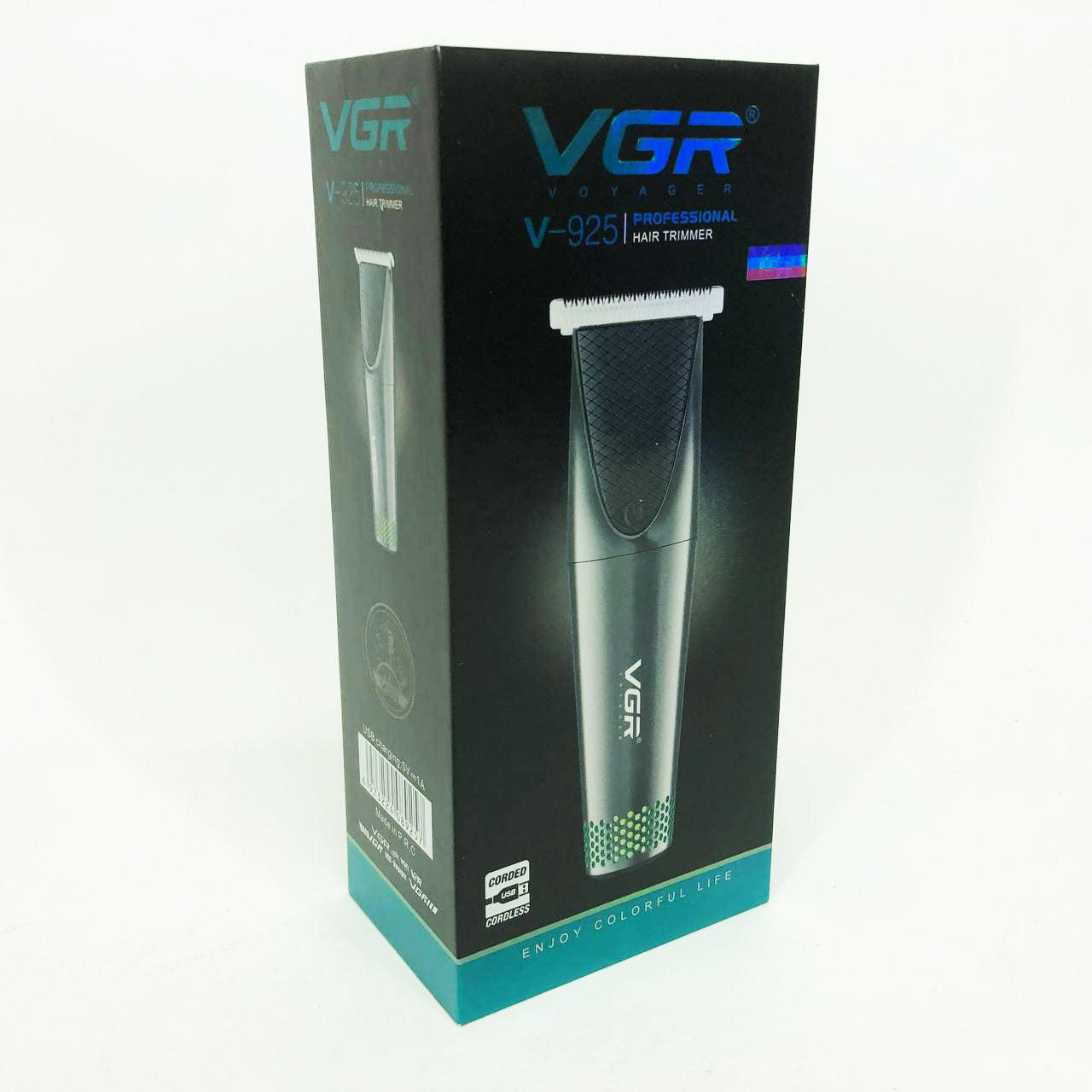Машинка для стрижки VGR V-925, Профессиональная беспроводная машинка для стрижки волос, усов, бороды