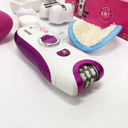 Эпилятор женский многофункциональный 6 в 1 пинцетный Kemei KM-3066 Х массажер уход за кожей 2 скорости