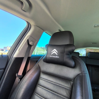 Набор кожаных подушек Citroën из натуральной итальянской кожи + фирменный брелок в подарок