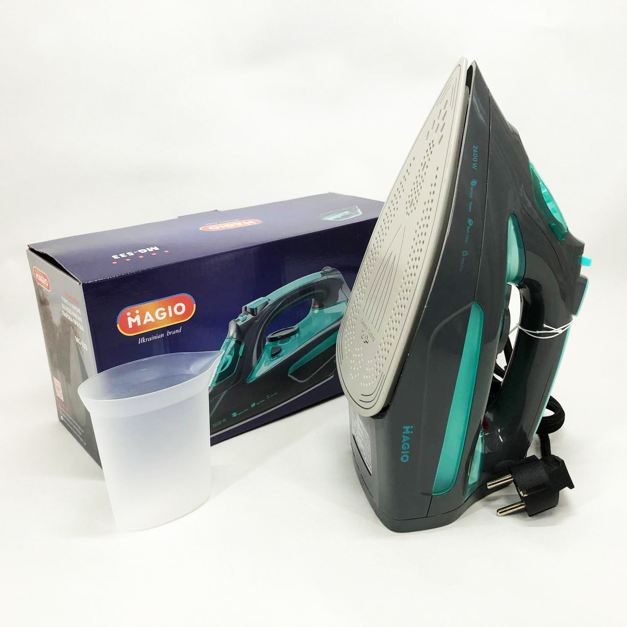 Утюг Magio MG-533, Эффективный паровой утюг для одежды, Паровой утюг для домашнего использования