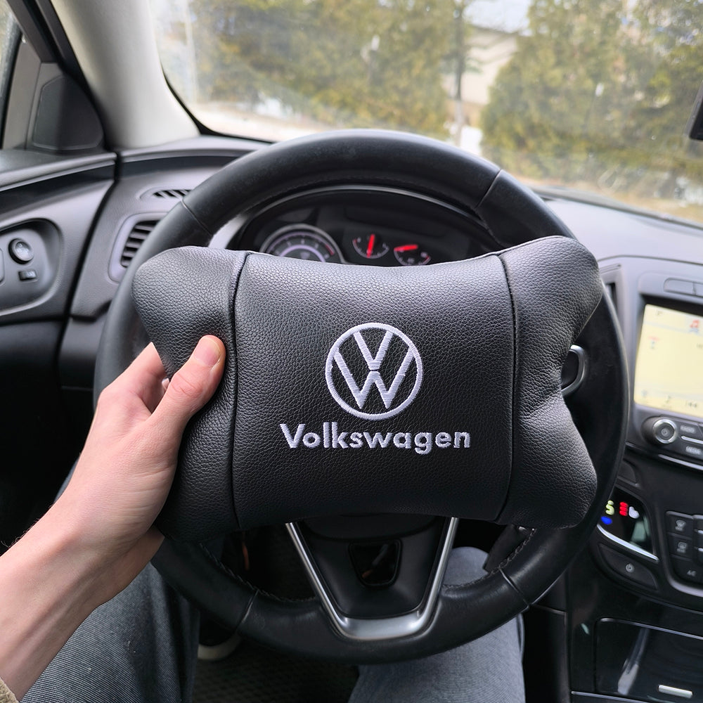 Кожаная подушка на подголовник Volkswagen – ортопедическая для авто