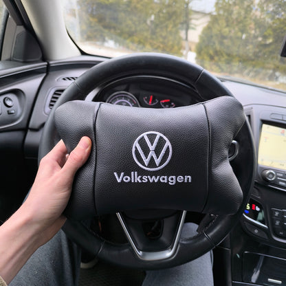 Кожаная подушка на подголовник Volkswagen – ортопедическая для авто