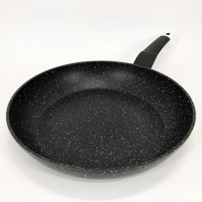 Сковорода UNIQUE UN-5137 28 см гранит темный, Сковорода с антипригарным покрытием для газовой плиты