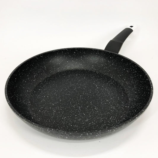 Сковорода UNIQUE UN-5137 28 см гранит темный, Сковорода с антипригарным покрытием для газовой плиты