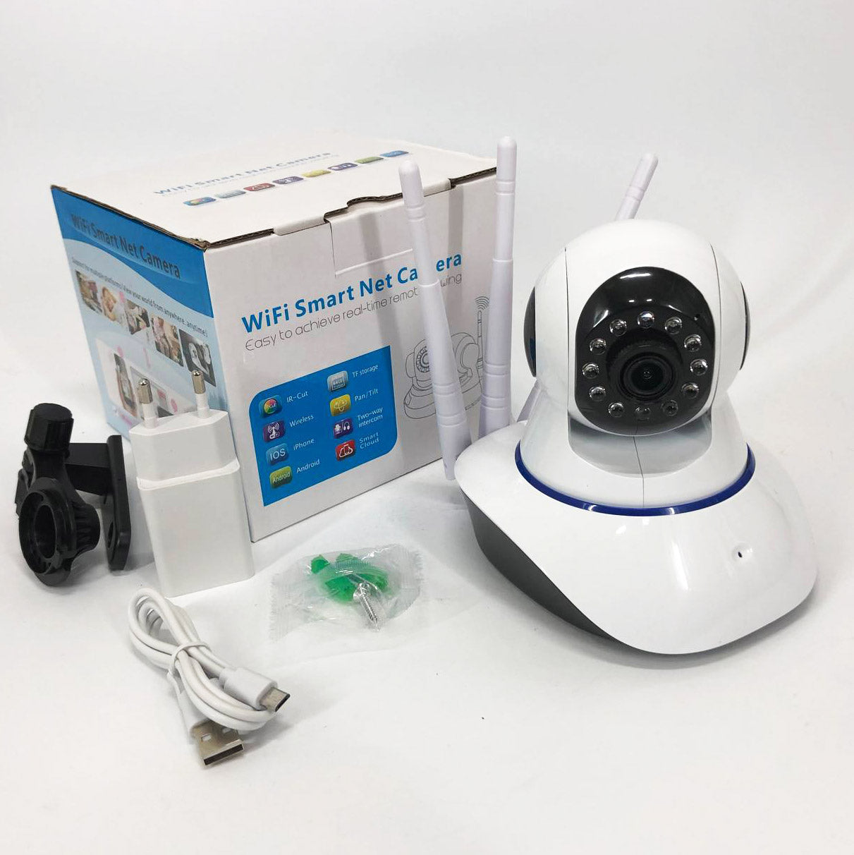 Комнатная IP камера 6030A/100SS 1mp, Поворотное устройство для камеры видеонаблюдения