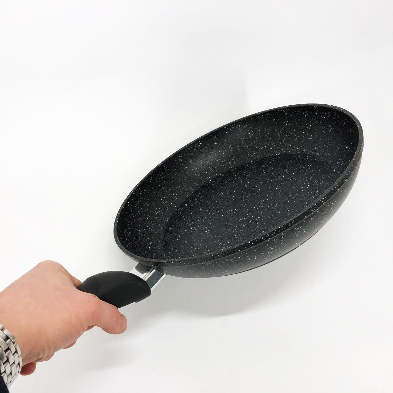 Сковорода UNIQUE UN-5137 28 см гранит темный, Сковорода с антипригарным покрытием для газовой плиты