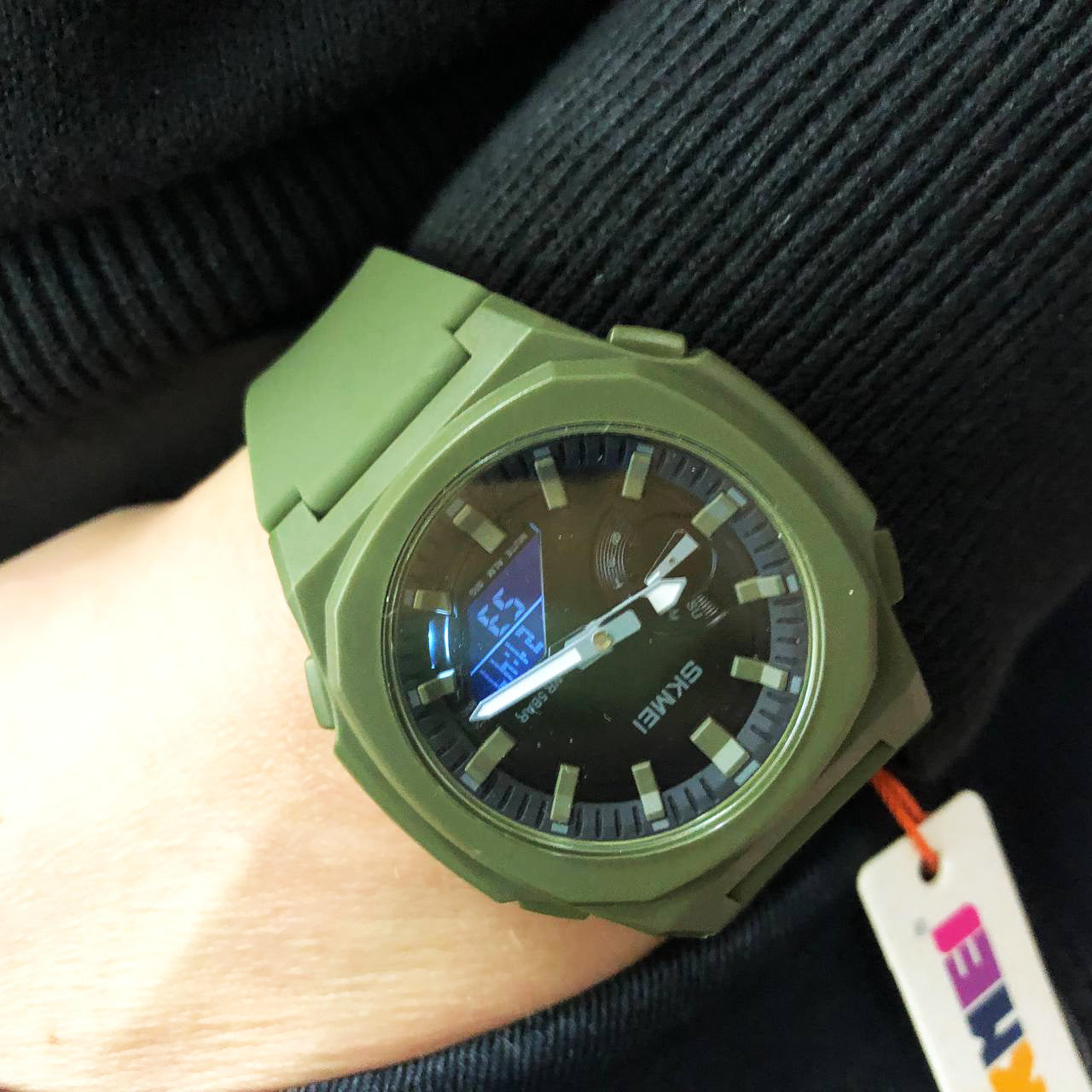 Часы наручные мужские SKMEI 2091AGBK, тактические часы, часы армейские оригинал, наручные для военных