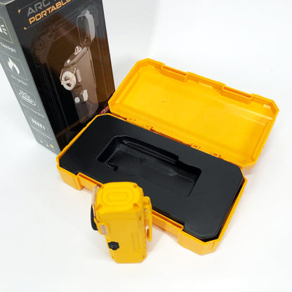 Фонарик-зажигалка армейская MULTIFUNCTIONAL D51-COB электроимпульсная аккумуляторная. Цвет: желтый