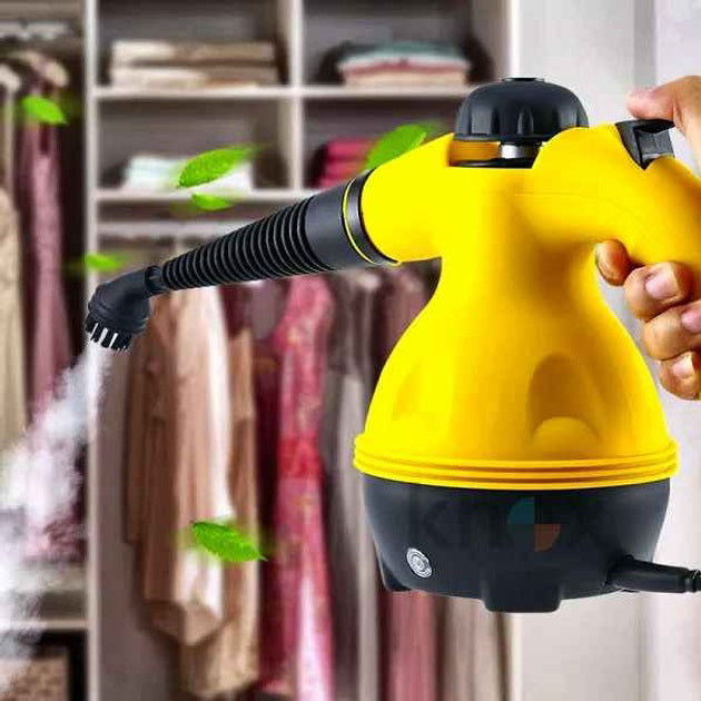 Пароочиститель с функцией отпаривателя Steam Cleaner Pro 1000 Вт 6 насадок