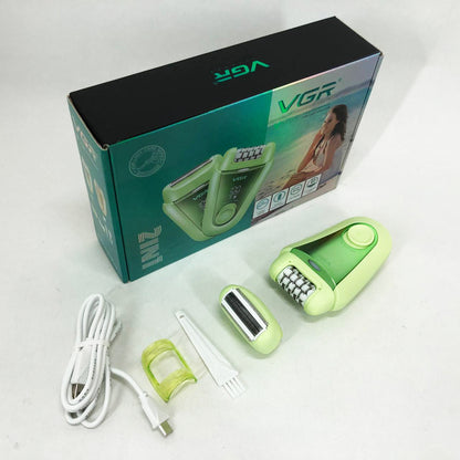 Эпилятор VGR 2 в 1 V-758. Цвет: зеленый